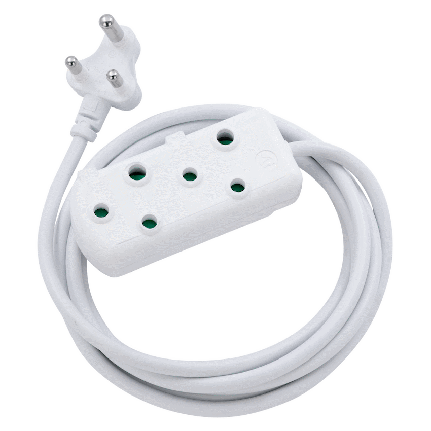 Switched Heavy-Duty Side-by-Side (SBS) Extension Leads 10m - WT