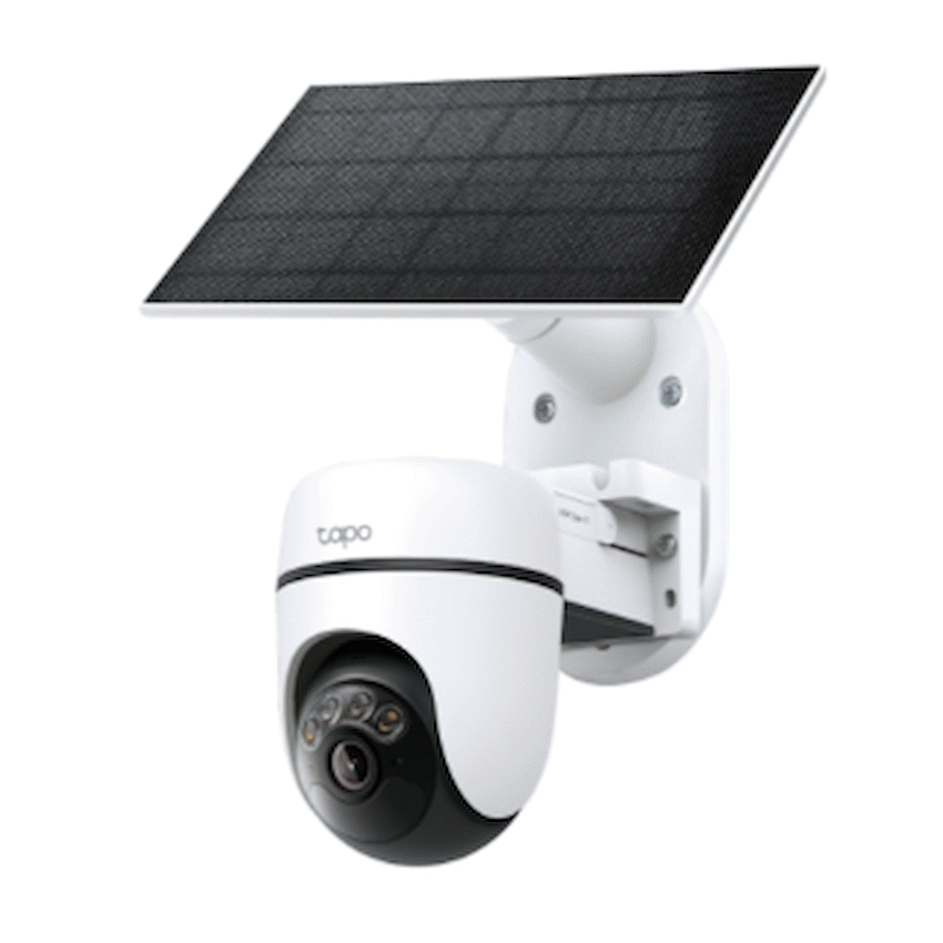 Solar-Powered Pan/Tilt Security Camera Kit