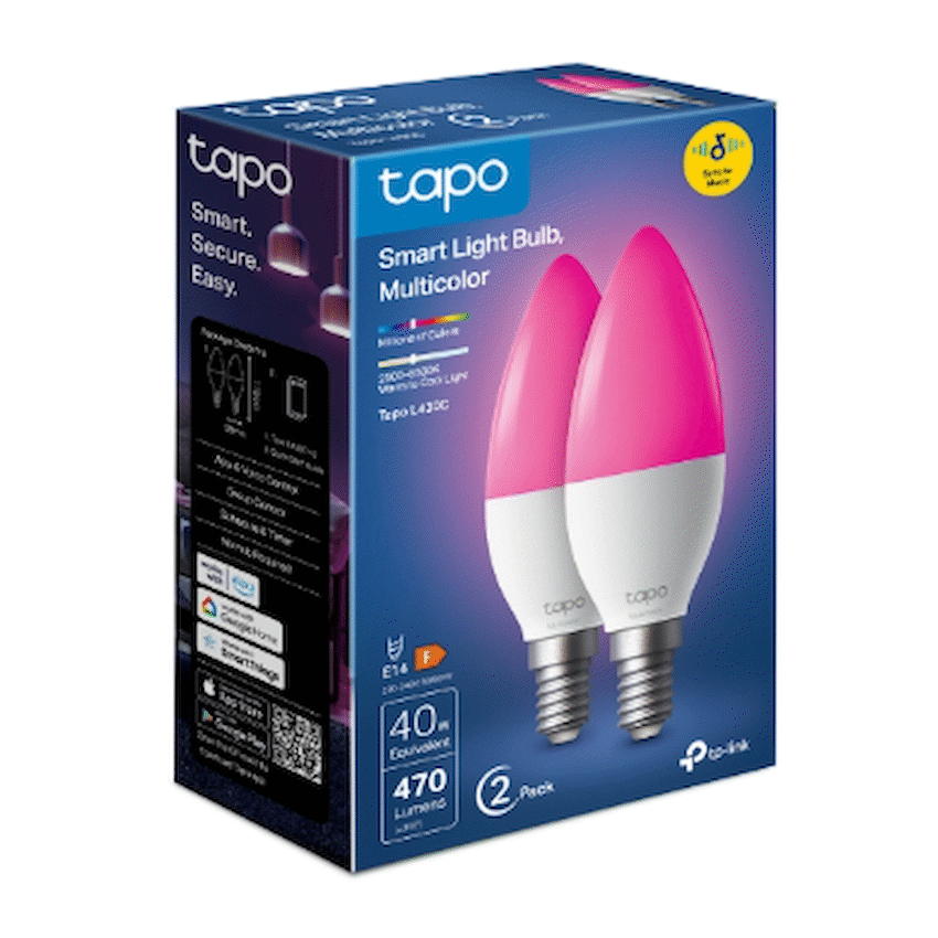 Tapo Smart Light Bulb, Multicolor