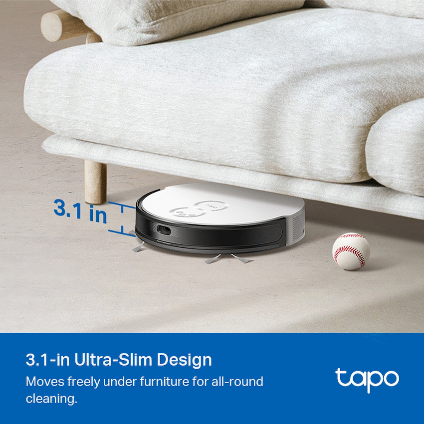 TP-Link Tapo RV20 Robot LIDAR Vacuum, 2600 mAh image 5
