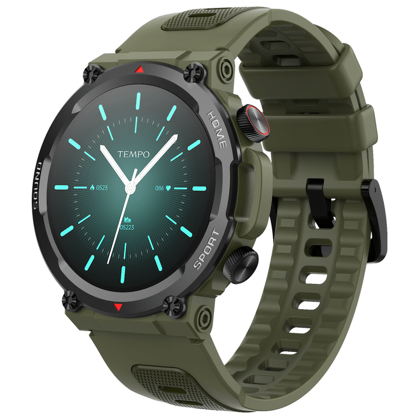 Tempo Pulse Round Smart Watch - Green