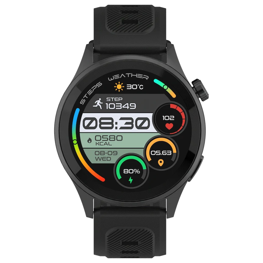 Tempo Pulse GPS Round Smart Watch