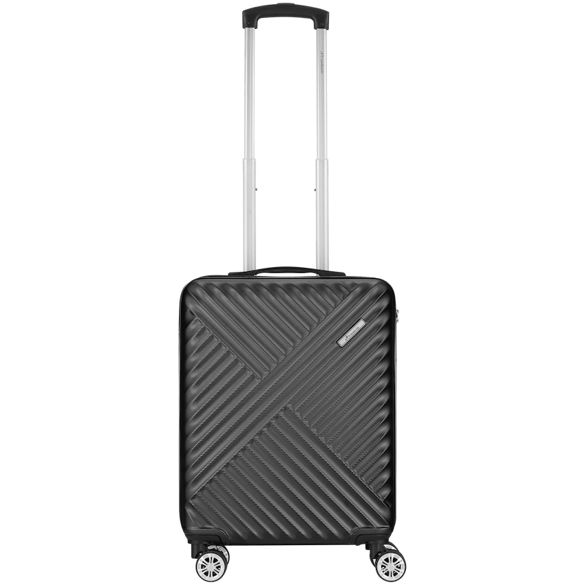 Travelwize Astra ABS 55cm 4-Wheel Spinner Luggage - Black