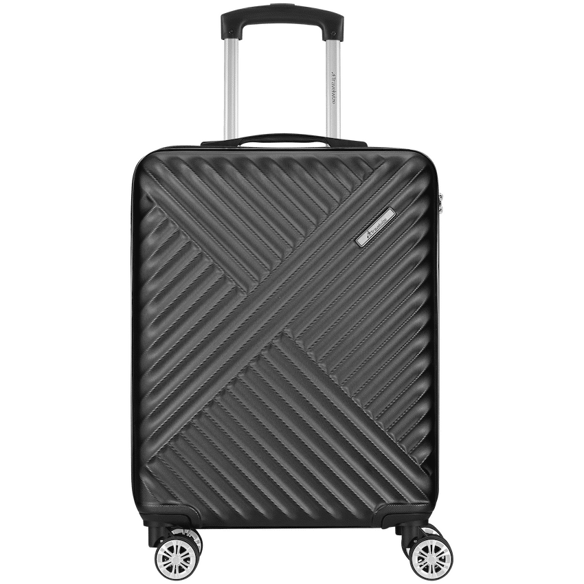 Travelwize Astra ABS 77cm 4-Wheel Spinner Luggage - Black