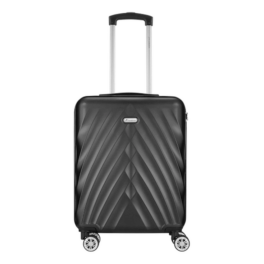 Travelwize Terra ABS 67cm 4-Wheel Spinner Luggage - Black