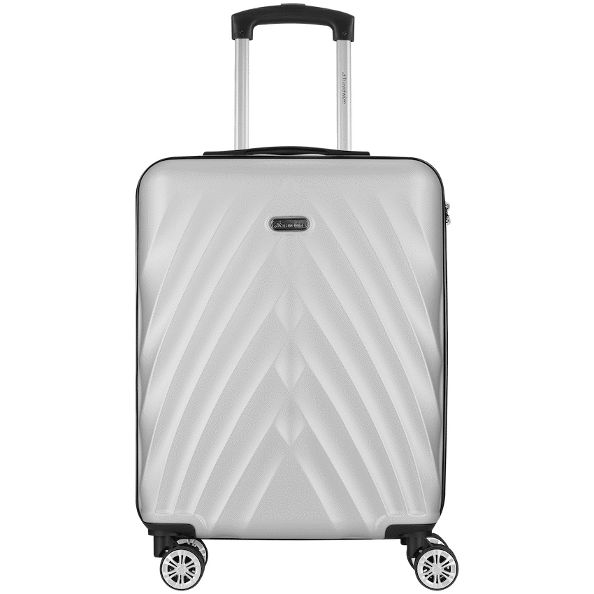 Travelwize Terra ABS 77cm 4-Wheel Spinner Luggage - Silver