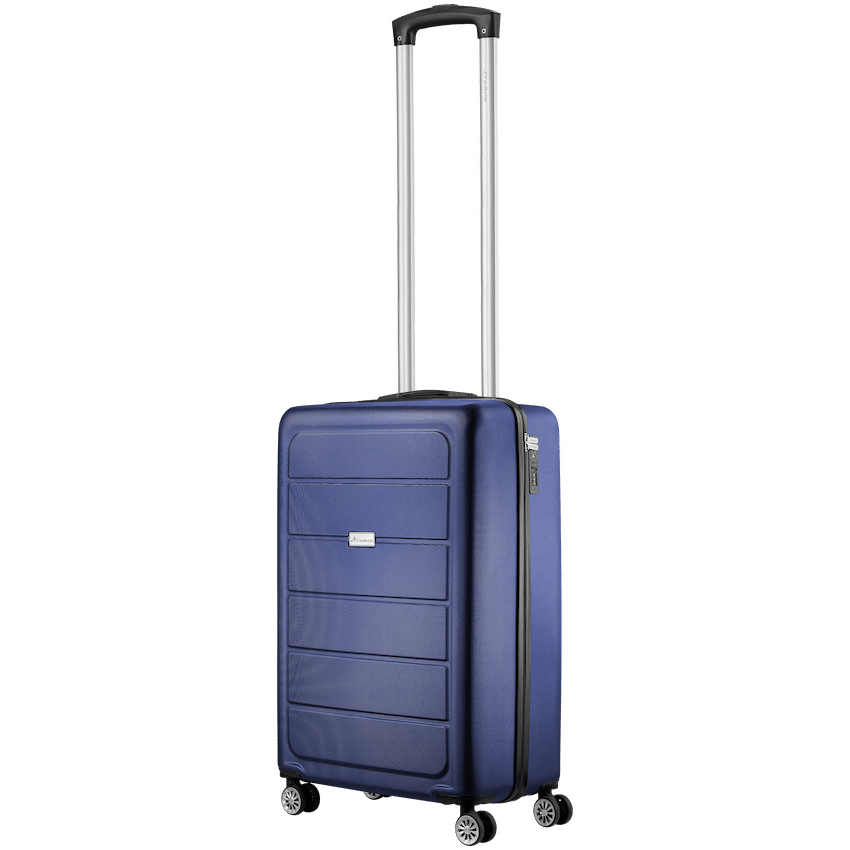 Travelwize Maple ABS 55cm 4-Wheel Spinner Luggage - Navy