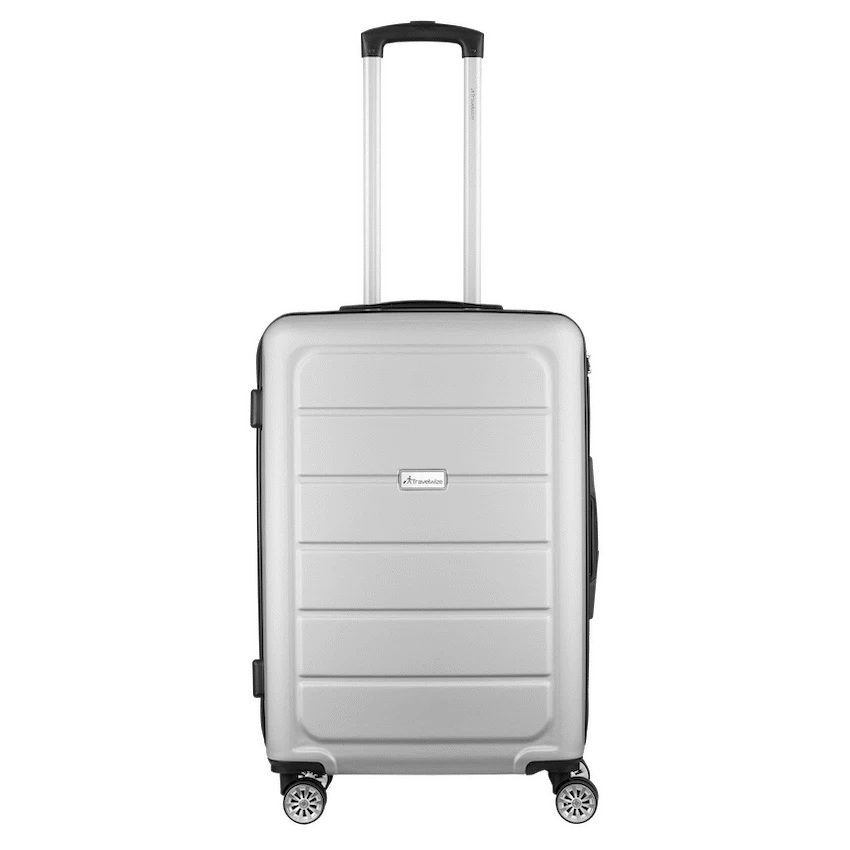 Travelwize Maple ABS 65cm 4-Wheel Spinner Luggage - Silver