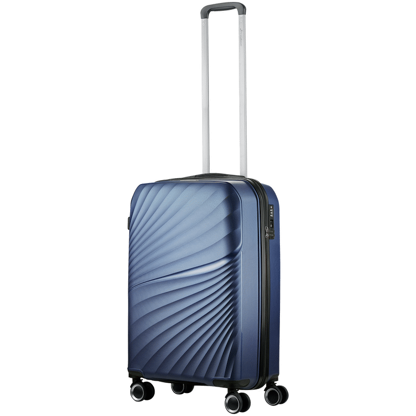 Travelwize Quartz PP 55cm 4-Wheel Spinner Luggage - Navy
