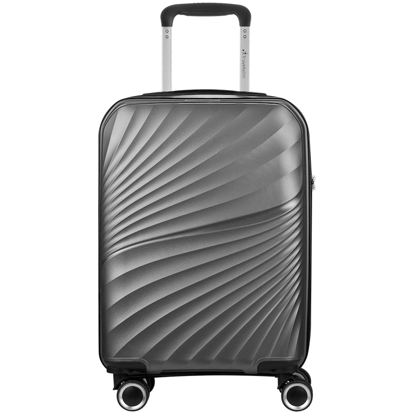 Travelwize Quartz PP 76cm 4-Wheel Spinner Luggage - Silver