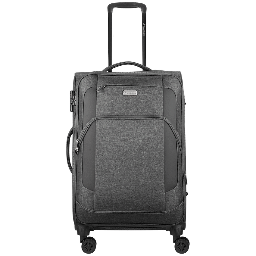Travelwize Aurora 65cm 4-Wheel Spinner Trolley Case - Grey Melange