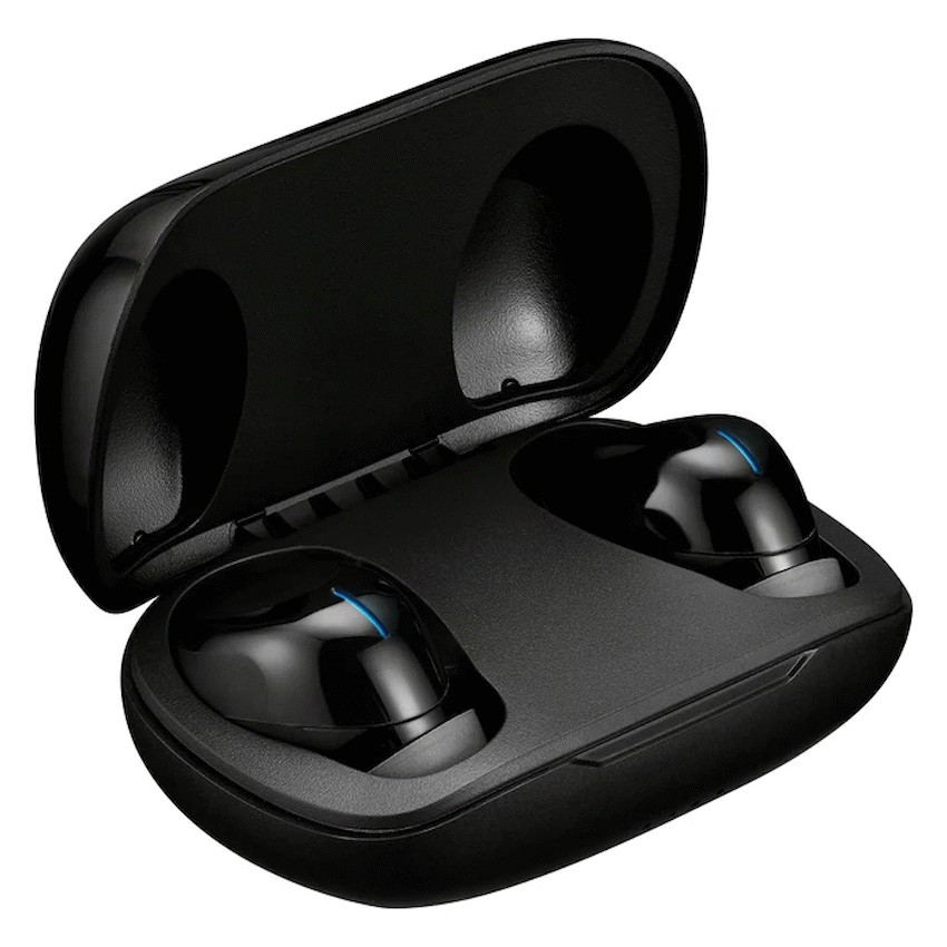 Volkano Pico 2.0 Series True Wireless BT Earphone + Case - Black