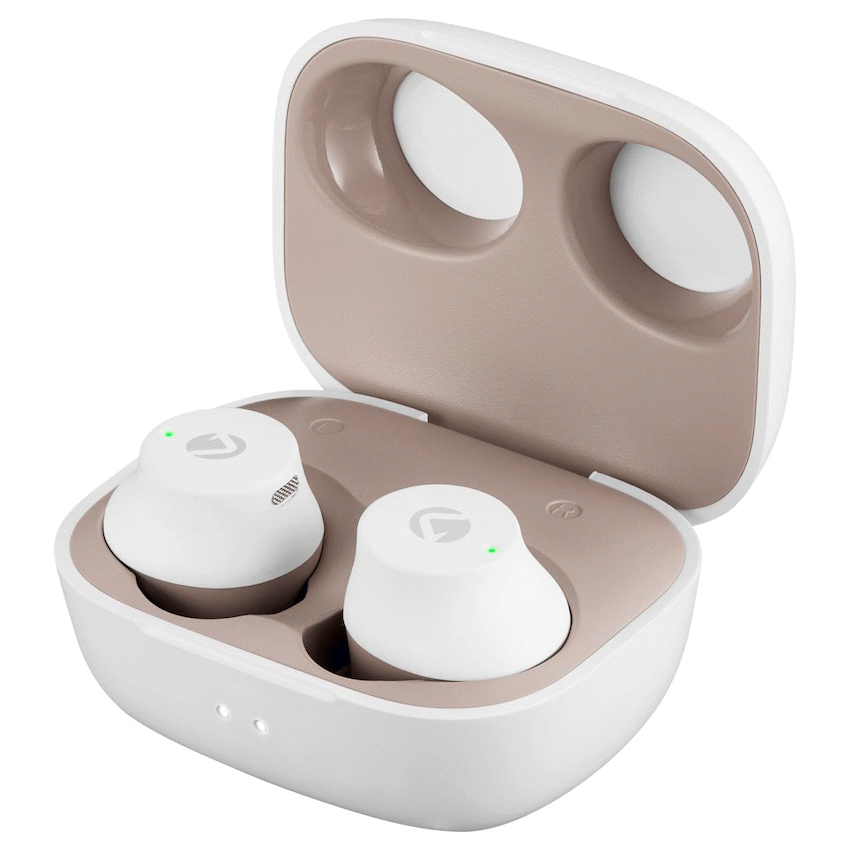 Volkano Taurus Series 2.0 True Wireless Earphones - White