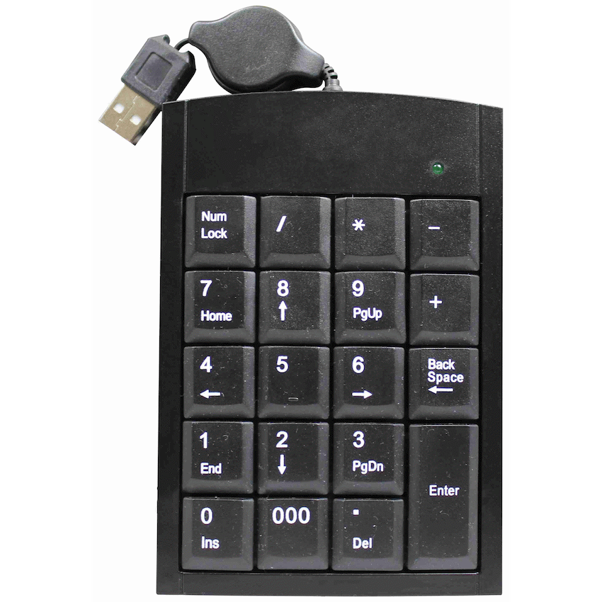 Volkano Numeric Series USB Numeric Keypad - Black
