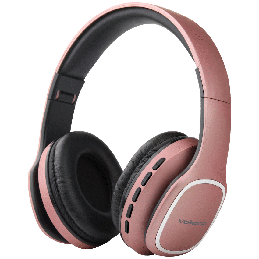 Volkano Phonic Series Bluetooth Full-Size Headphones - Rose Gold - Image 9