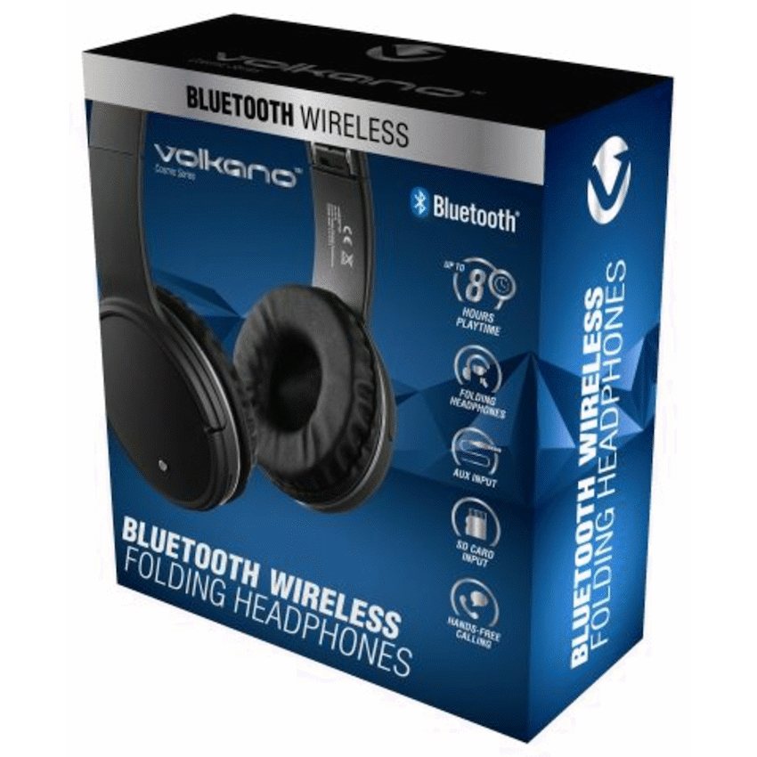 Volkano Cosmic Series Bluetooth Headphones - Black image 2