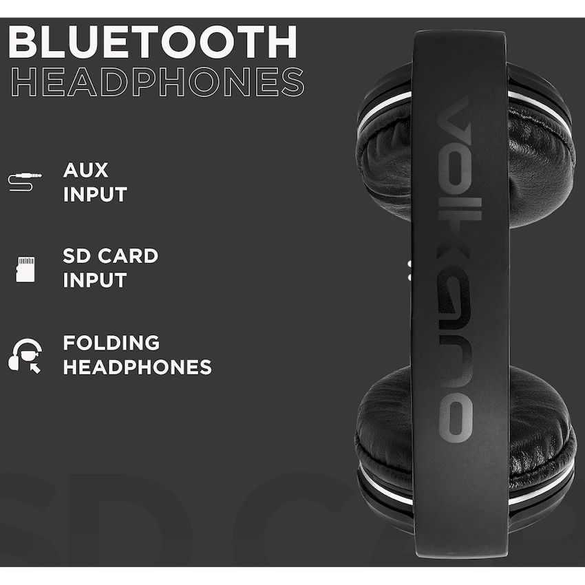 Volkano Cosmic Series Bluetooth Headphones - Black image 5