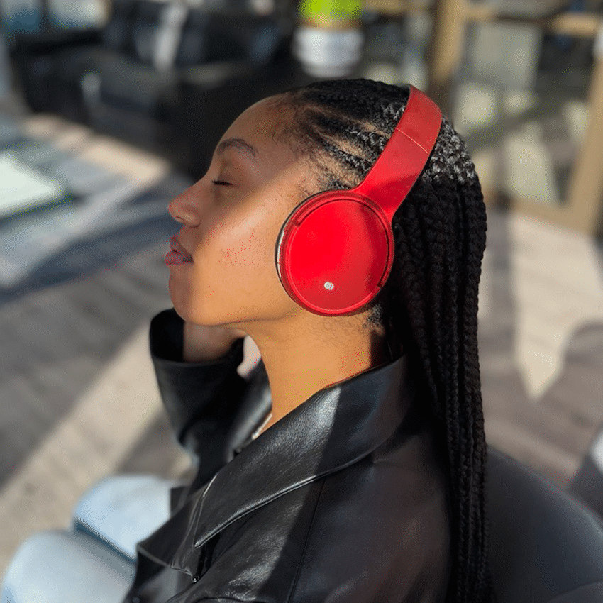 Volkano Cosmic Series Bluetooth Headphones - Red image 7