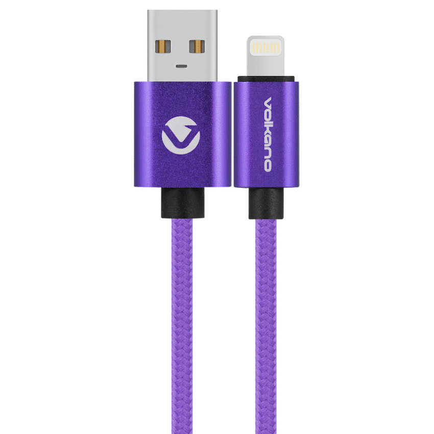 Volkano Fashion series cable Lightning 1.8m - Purple
