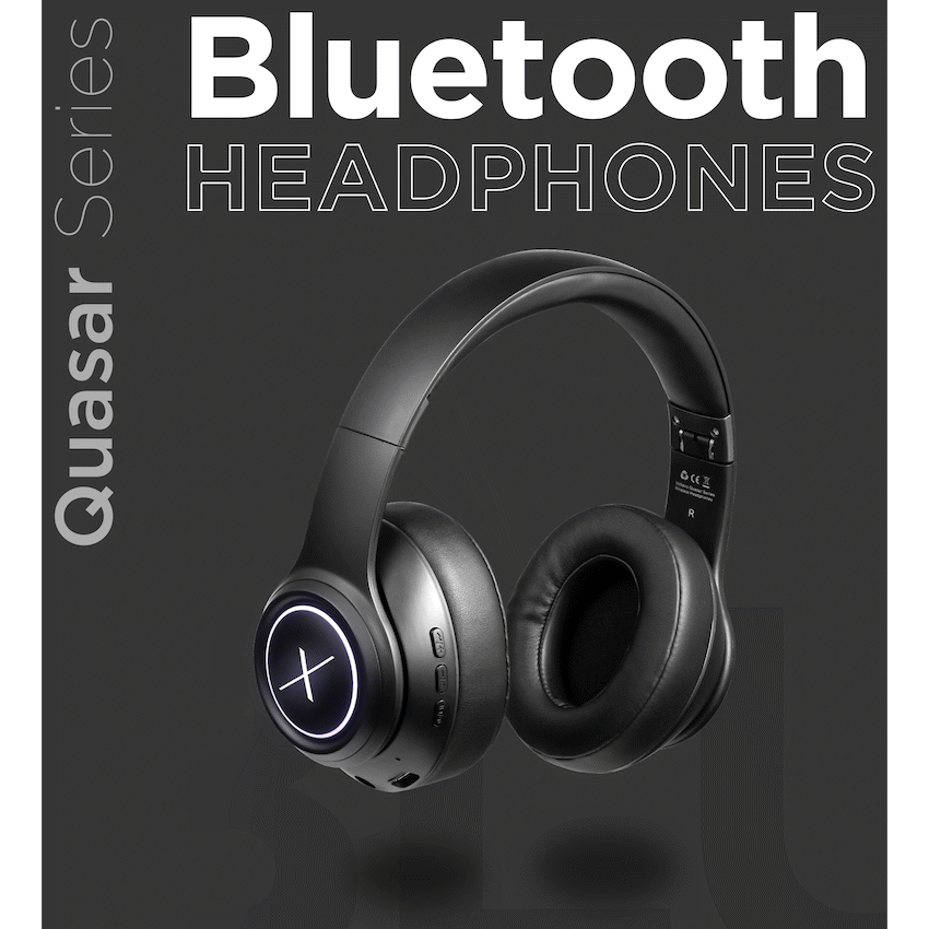 VolkanoX Quasar Series Bluetooth Headphones - Black image 4