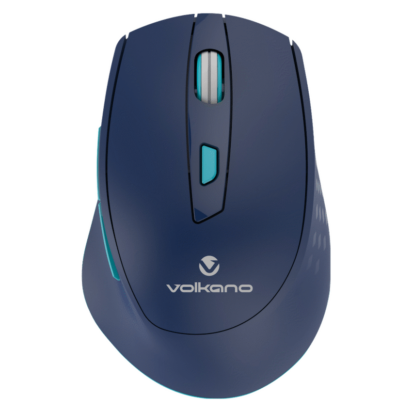 Volkano Chrome Series Wireless Mouse - Blue