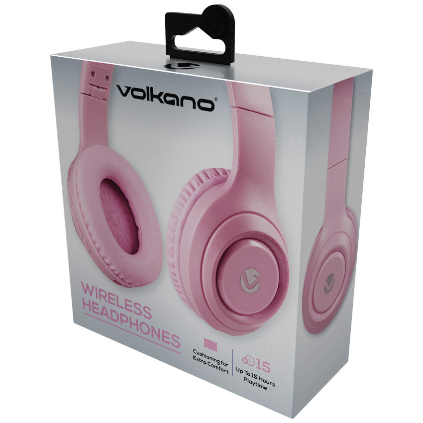 Volkano Firefly Series Bluetooth Headphones - Pink image 2