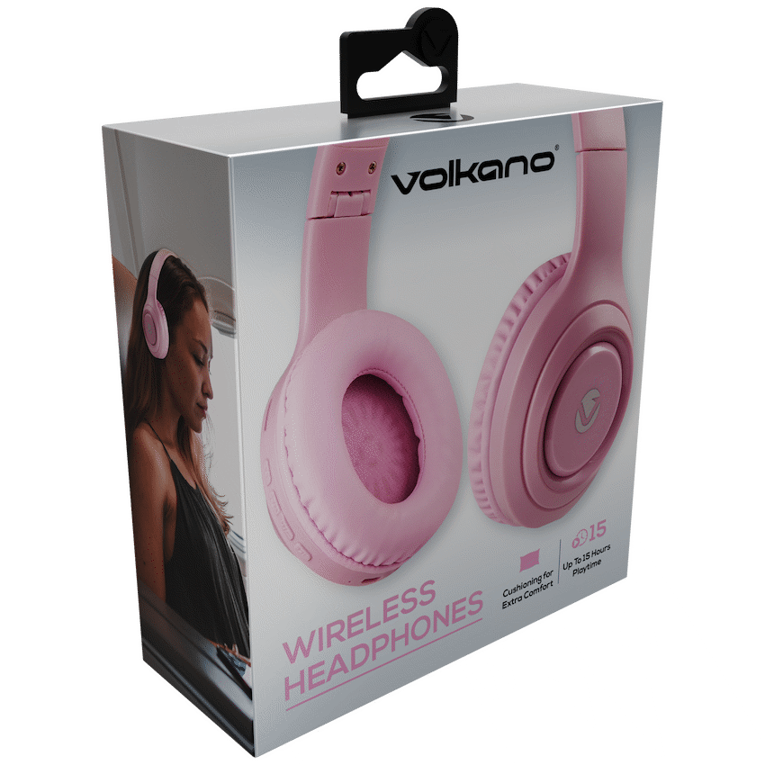 Volkano Firefly Series Bluetooth Headphones - Pink image 5