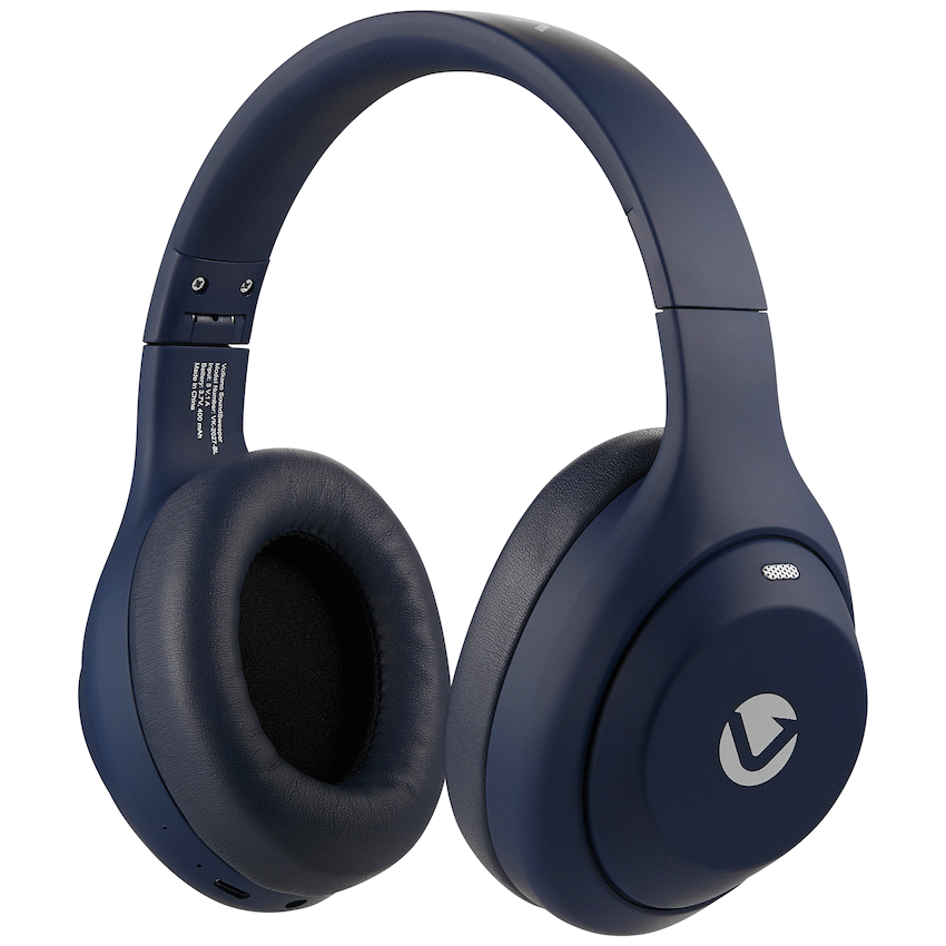 Volkano SoundSweeper Series Active Noise Cancelling bluetooth Headphones - Blue