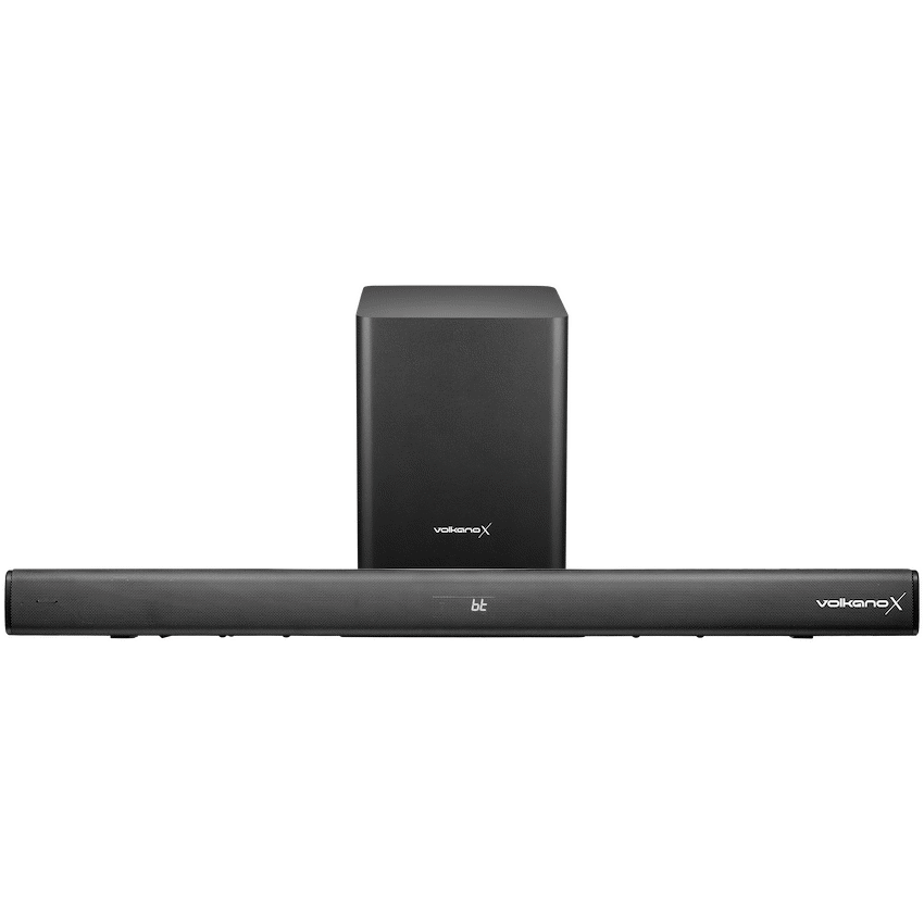 VolkanoX Supersonic 2 Series 2.1 200w Soundbar System with Wireless Subwoofer - Black