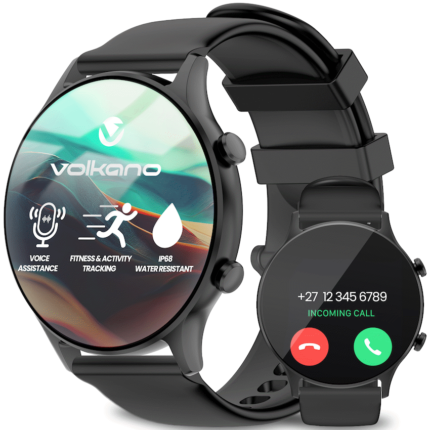 Volkano Halo Series Smartwatch - Black