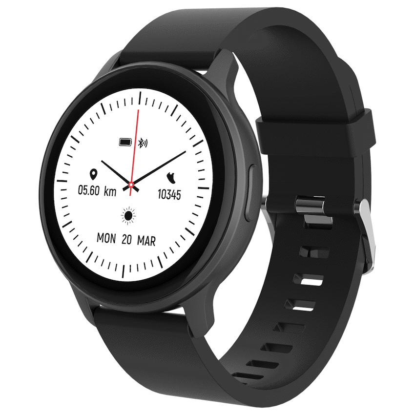 Volkano Active Tech Trend series Watch with heart rate monitor - Black - Image 2