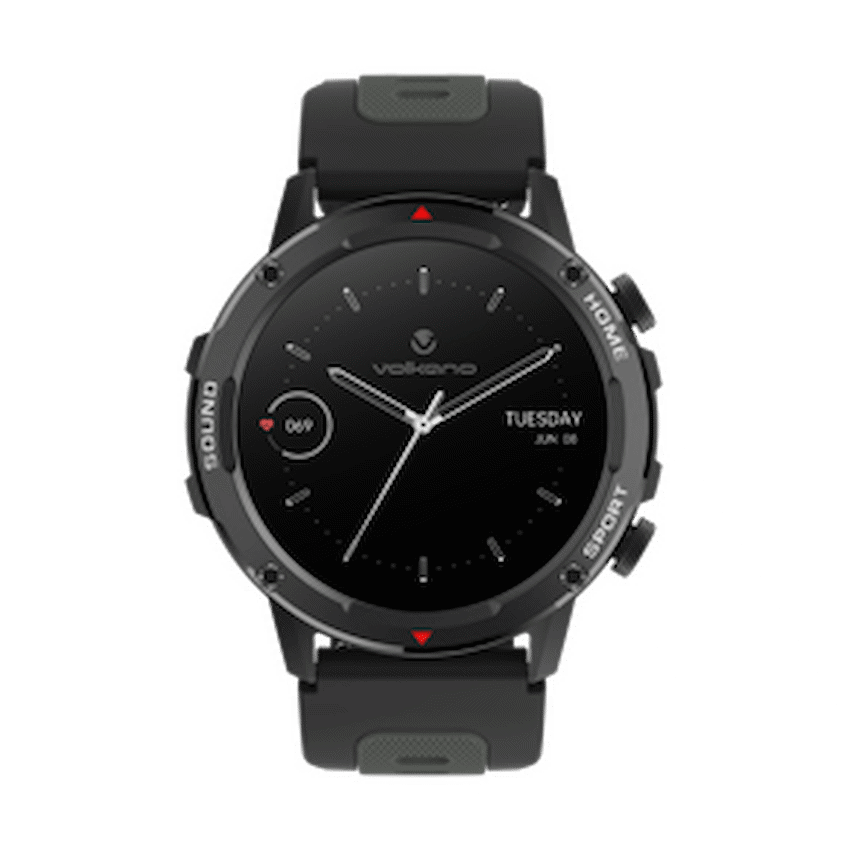 Volkano Power Series Smart Watch Bundle - Black and Green