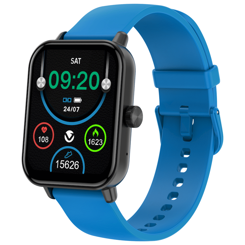 Volkano Chroma Series Smartwatch with Blue Strap