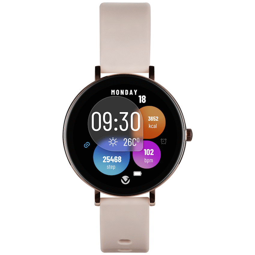 Volkano Aurora Series Ladies Smart Watch - Gold