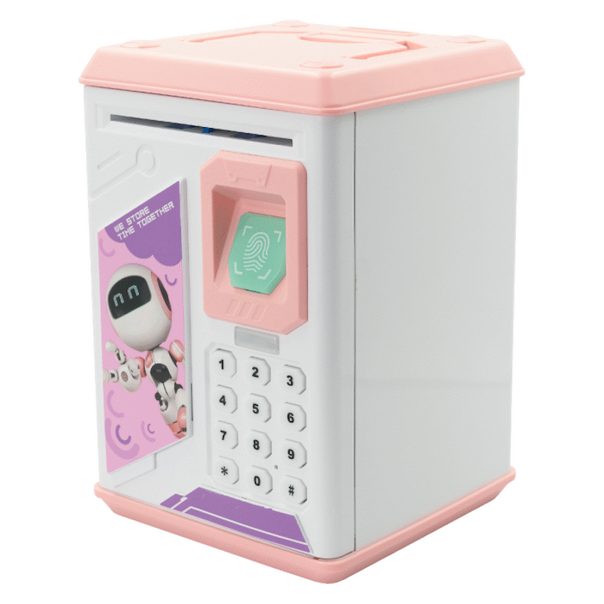Volkano Kids Robo Vault Series Kids Money Saving Vault - Pink