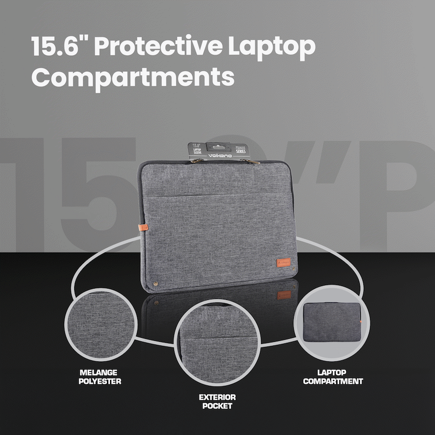 Volkano Premier Series Laptop Sleeve 15.6" - Image 3