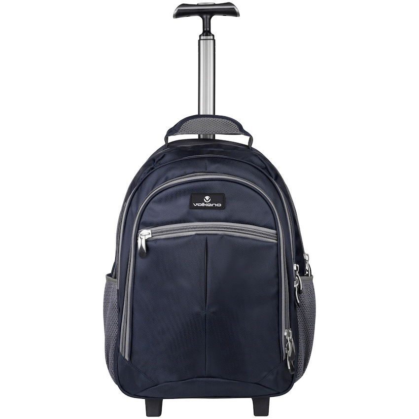 Volkano Orthopaedic Trolley Backpack 35l - Navy/Grey