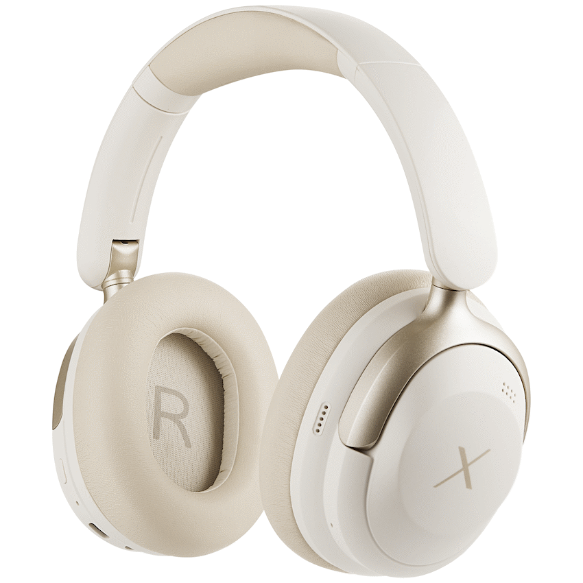 VolkanoX Halo ANC Bluetooth Headphone - Nude