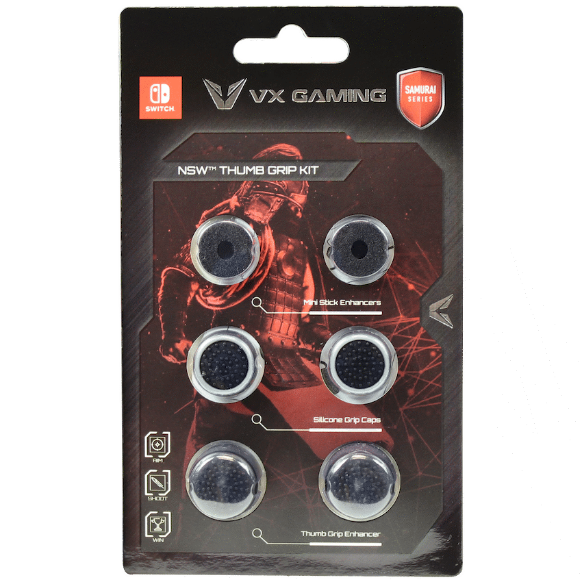 VX Gaming Samurai Series Silicon Grip Caps (Nintendo Switch) image 2