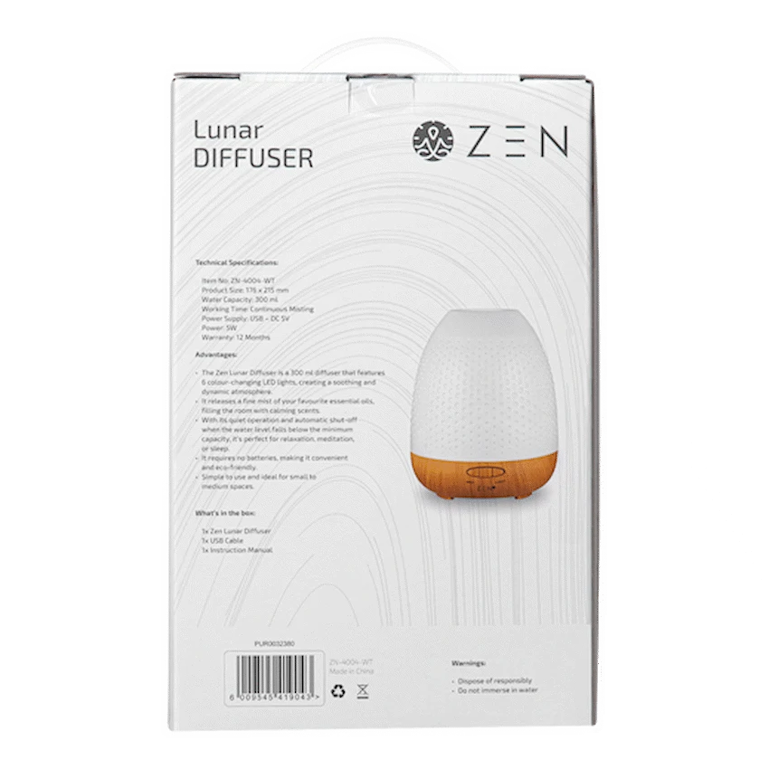 Zen Lunar Diffuser - White - Image 4